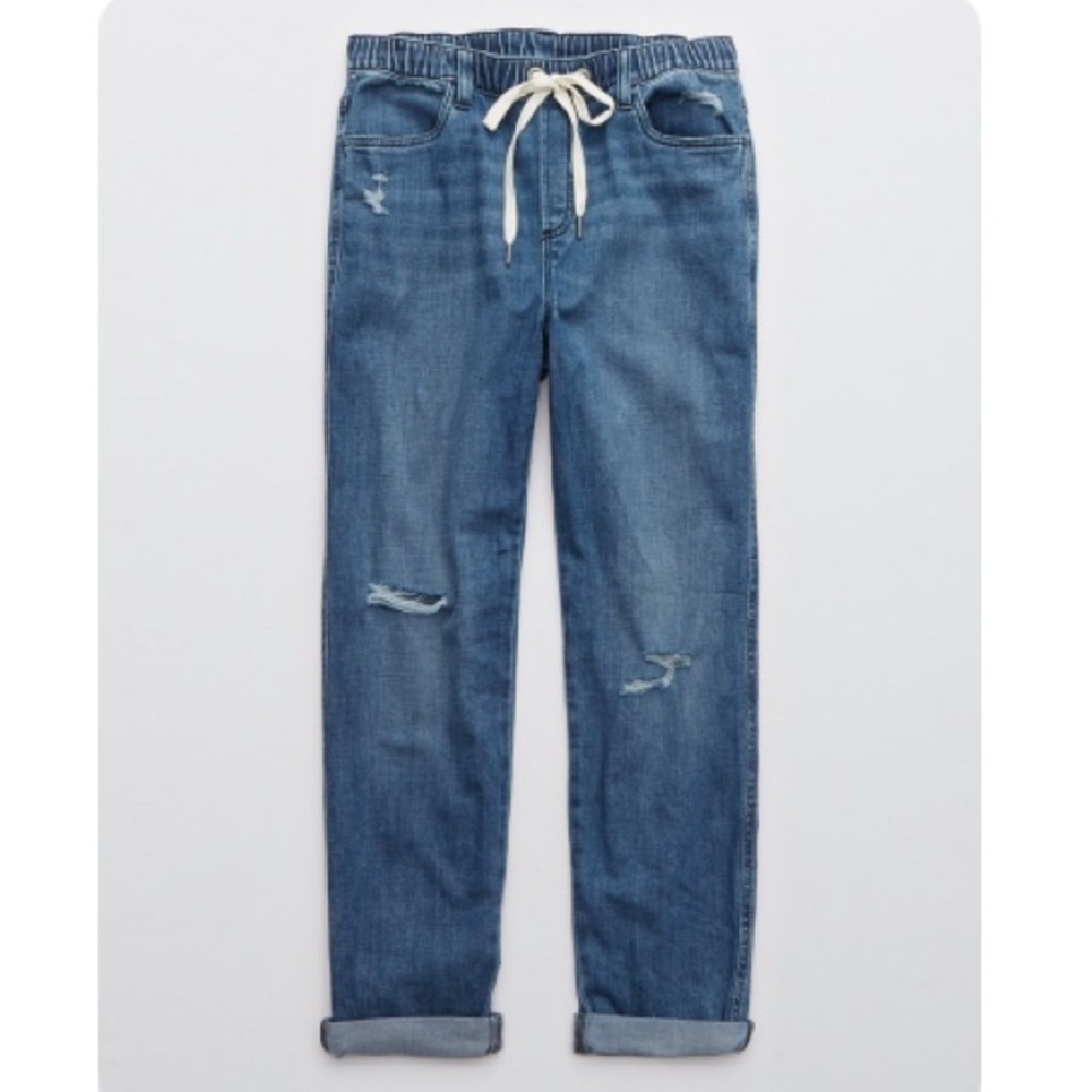 Aerie Easy Denim Drawstring pant